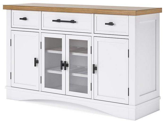 Ashbryn Dining Server and Hutch - MR ZEE FURNITURE