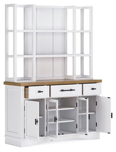 Ashbryn Dining Server and Hutch - MR ZEE FURNITURE