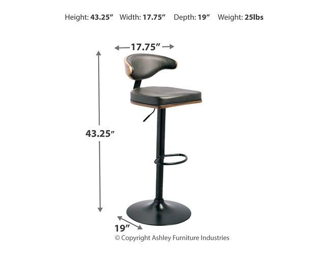 Bellatier Adjustable Height Bar Stool - MR ZEE FURNITURE