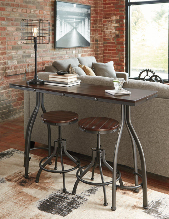 Odium Counter Height Dining Table and Bar Stools (Set of 3) - MR ZEE FURNITURE