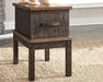 Stanah Chairside End Table with USB Ports & Outlets - MR ZEE FURNITURE