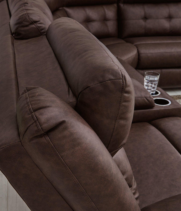 Punch Up Power Reclining Sectional - MR ZEE FURNITURE