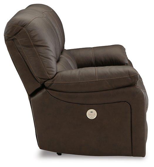 Leesworth Power Reclining Loveseat - MR ZEE FURNITURE