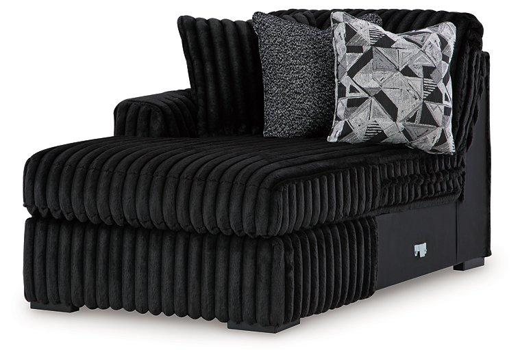 Midnight-Madness Sectional with Chaise - MR ZEE FURNITURE