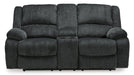 Draycoll Power Reclining Loveseat with Console - MR ZEE FURNITURE