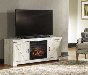 Bellaby 63" TV Stand with Electric Fireplace - MR ZEE FURNITURE