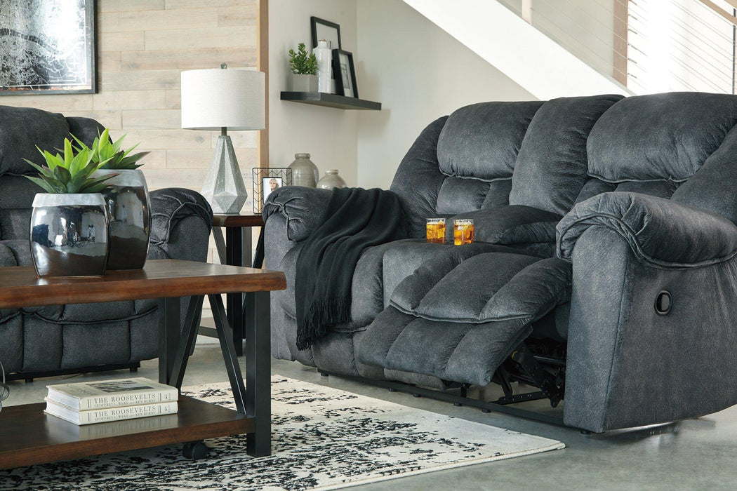 Capehorn Reclining Loveseat with Console - MR ZEE FURNITURE