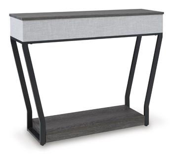 Sethlen Console Sofa Table with Speaker - MR ZEE FURNITURE