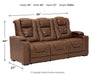 Owner's Box Power Reclining Sofa - MR ZEE FURNITURE