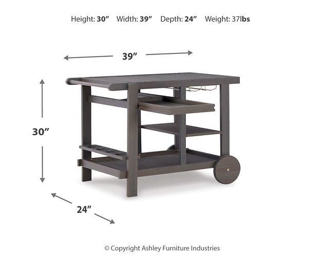 Kailani Serving Cart - MR ZEE FURNITURE