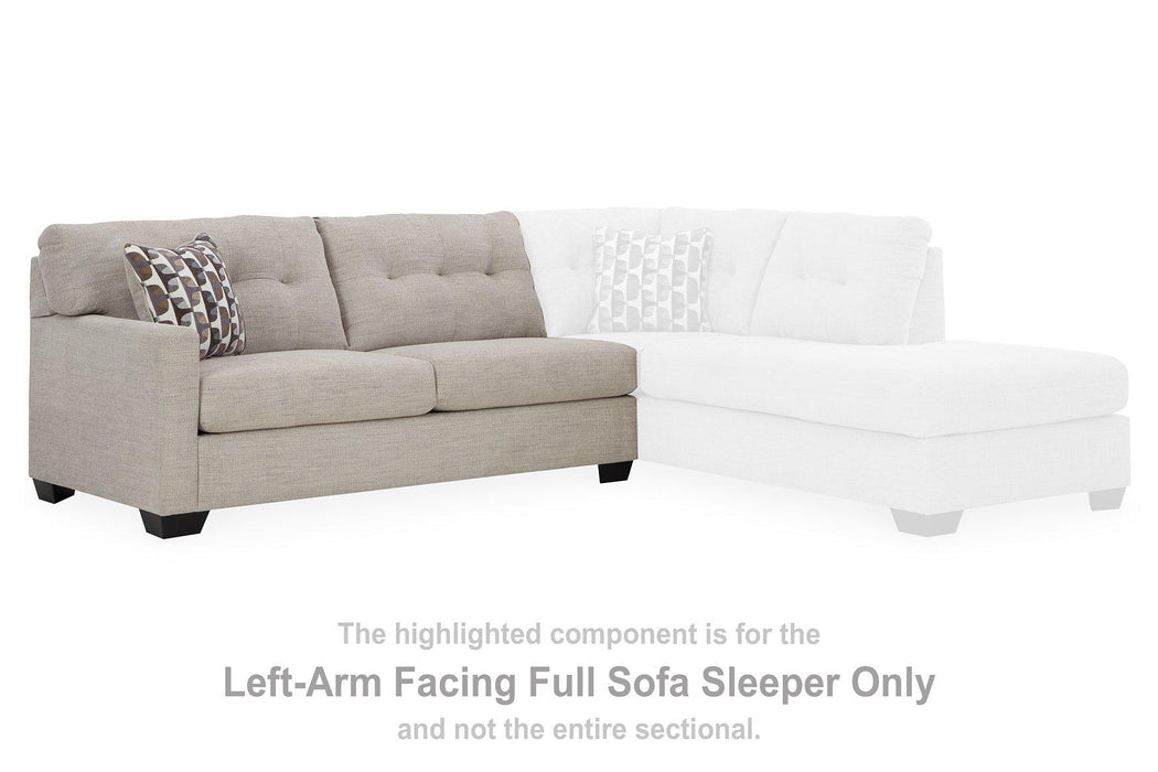 Mahoney 2-Piece Sleeper Sectional with Chaise - MR ZEE FURNITURE