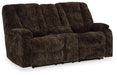 Soundwave Reclining Loveseat with Console - MR ZEE FURNITURE