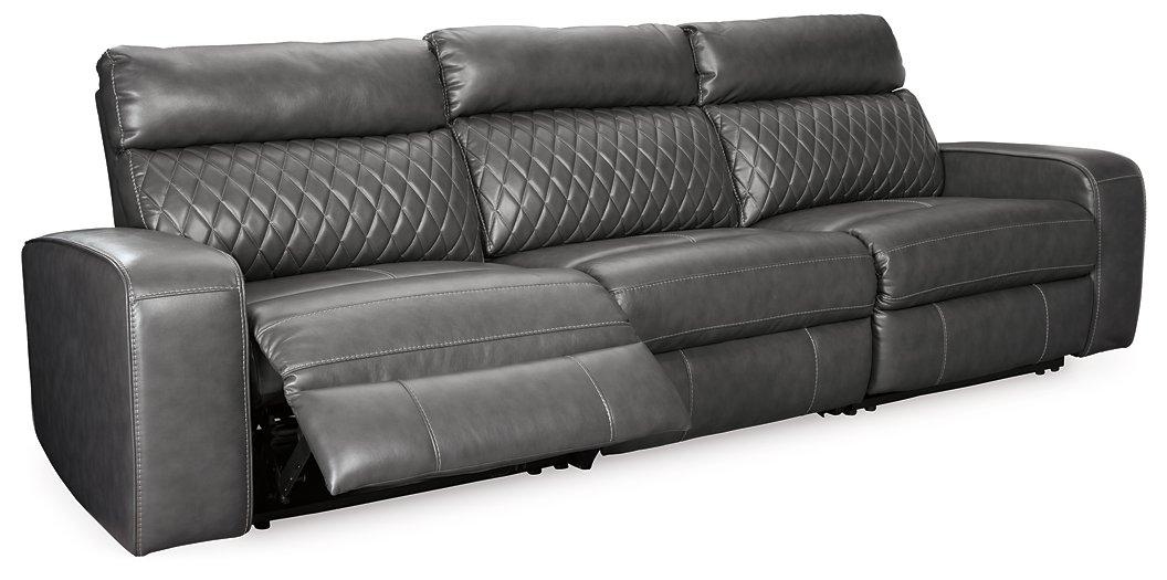 Samperstone Power Reclining Sectional - MR ZEE FURNITURE