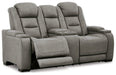 The Man-Den Power Reclining Loveseat with Console - MR ZEE FURNITURE