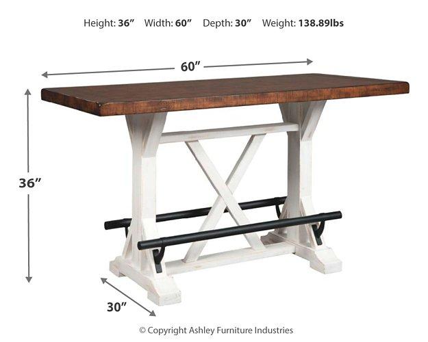 Valebeck Counter Height Dining Table - MR ZEE FURNITURE