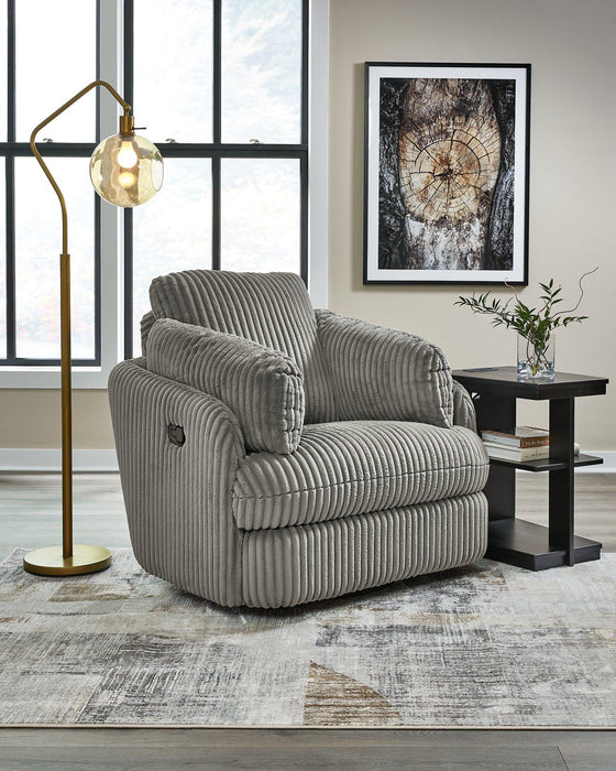 Tie-Breaker Swivel Glider Recliner - MR ZEE FURNITURE