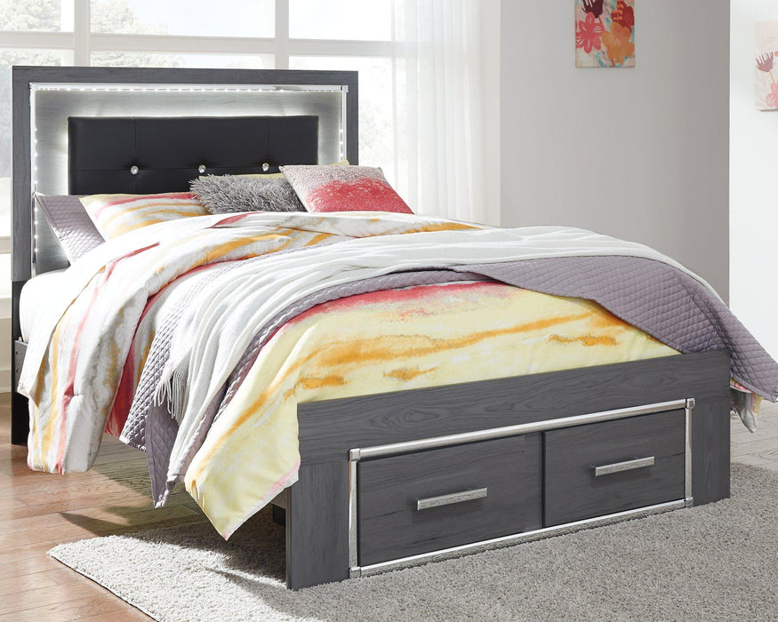 Lodanna Bed with 2 Storage Drawers - MR ZEE FURNITURE