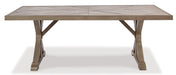 Beachcroft Dining Table with Umbrella Option - MR ZEE FURNITURE