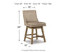 Tallenger Counter Height Bar Stool - MR ZEE FURNITURE