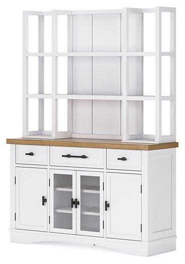 Ashbryn Dining Server and Hutch - MR ZEE FURNITURE