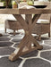 Beachcroft Dining Table with Umbrella Option - MR ZEE FURNITURE