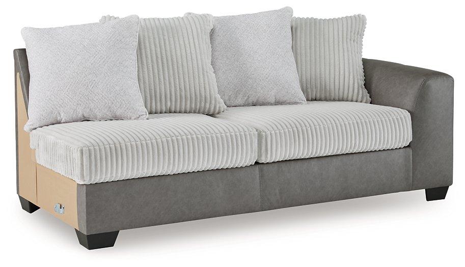 Clairette Court Sectional with Chaise - MR ZEE FURNITURE