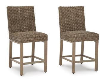 Walton Bridge Outdoor Bar Stool (Set of 2) - MR ZEE FURNITURE