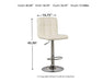 Bellatier Adjustable Height Bar Stool - MR ZEE FURNITURE