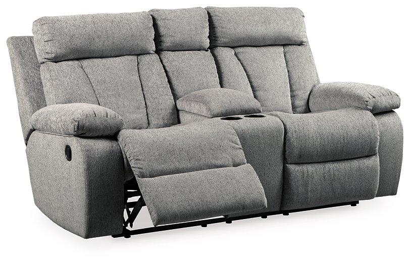 Mitchiner Reclining Loveseat with Console - MR ZEE FURNITURE