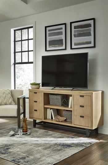 Freslowe Large TV Stand - MR ZEE FURNITURE