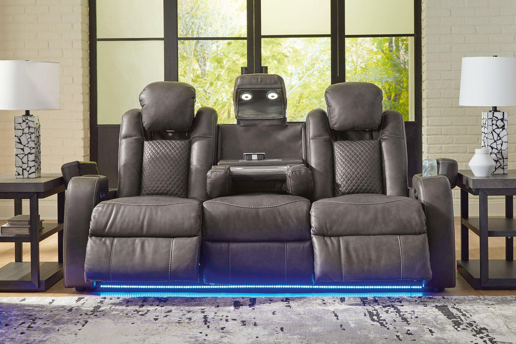 Fyne-Dyme Power Reclining Sofa - MR ZEE FURNITURE