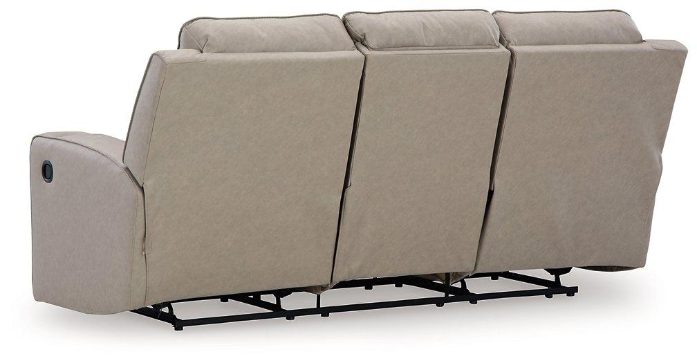 Lavenhorne Reclining Sofa with Drop Down Table - MR ZEE FURNITURE