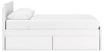 Onita Panel Bed with 1 Side Storage - MR ZEE FURNITURE