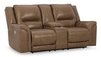 Trasimeno Power Reclining Loveseat with Console - MR ZEE FURNITURE