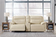 Double Deal Power Reclining Loveseat Sectional with Console - MR ZEE FURNITURE