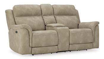 Next-Gen DuraPella Power Reclining Loveseat with Console - MR ZEE FURNITURE