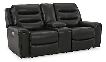 Warlin Power Reclining Loveseat with Console - MR ZEE FURNITURE