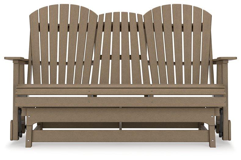 Hyland wave Outdoor Glider Loveseat - MR ZEE FURNITURE