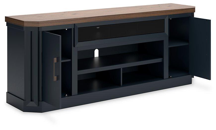 Landocken 83" TV Stand with Electric Fireplace - MR ZEE FURNITURE