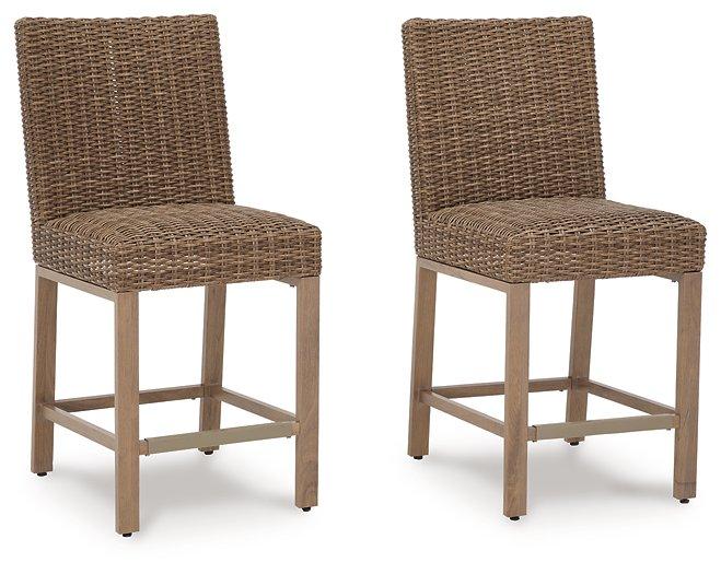 Walton Bridge Outdoor Bar Stool (Set of 2) - MR ZEE FURNITURE