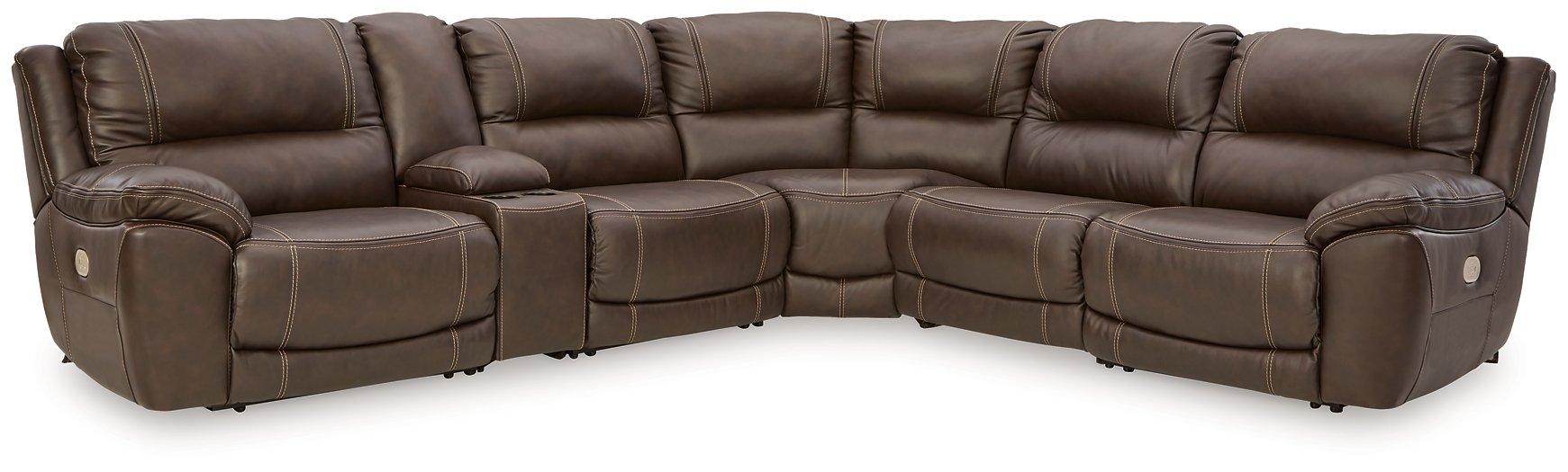 Dunleith 6-Piece Sectional w/ Recliner - MR ZEE FURNITURE