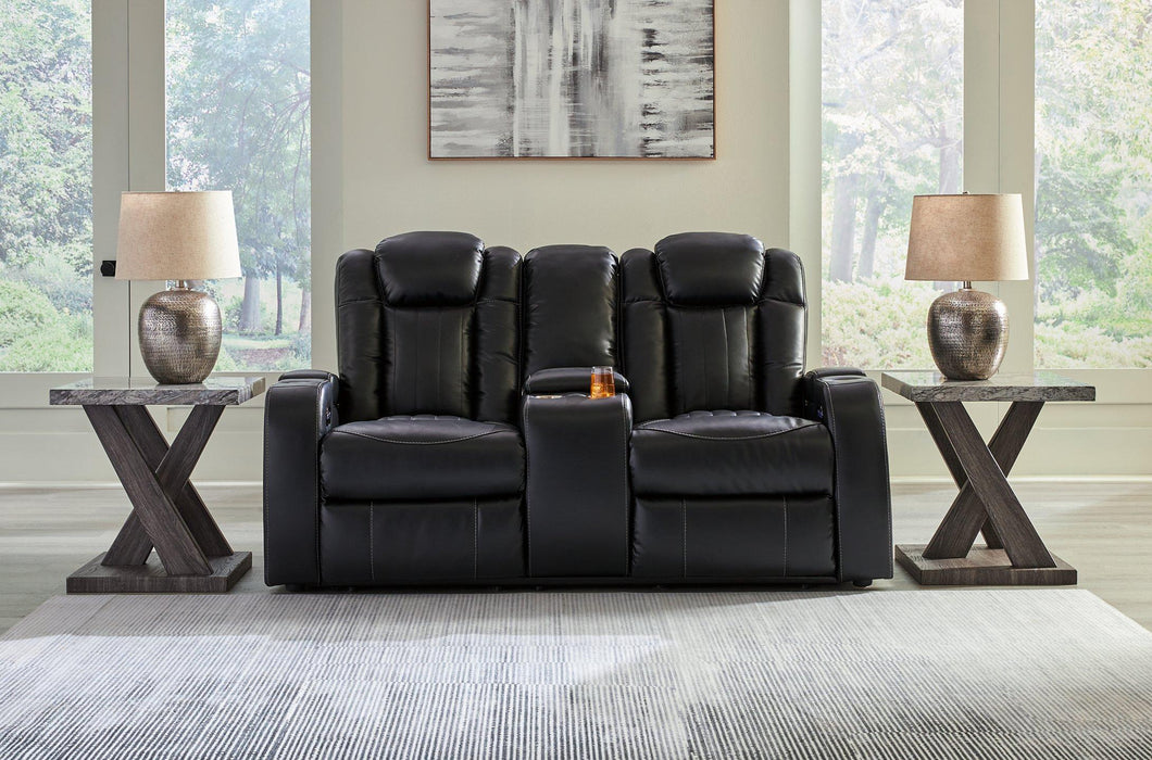 Caveman Den Power Reclining Loveseat with Console - MR ZEE FURNITURE