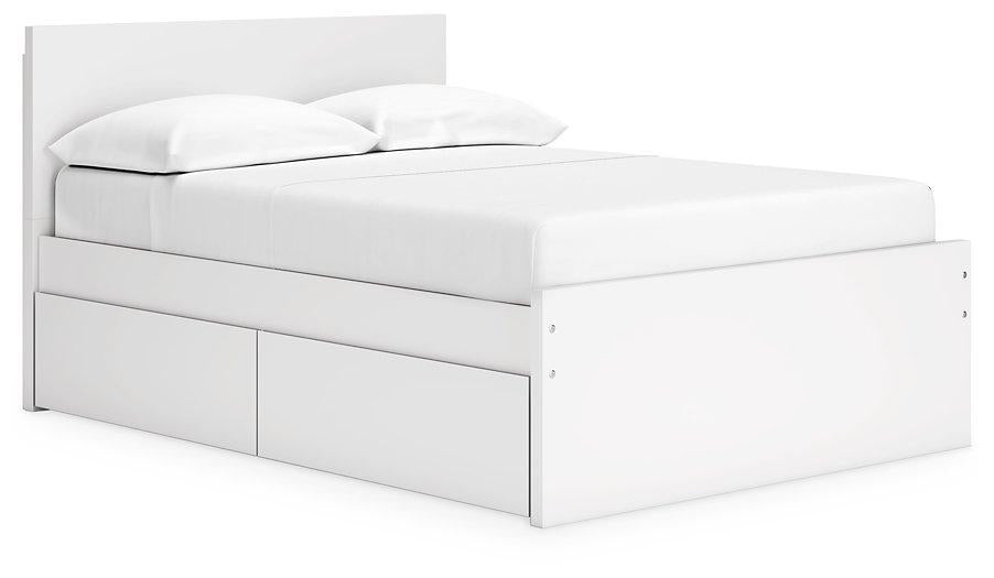 Onita Panel Bed with 2 Side Storage - MR ZEE FURNITURE