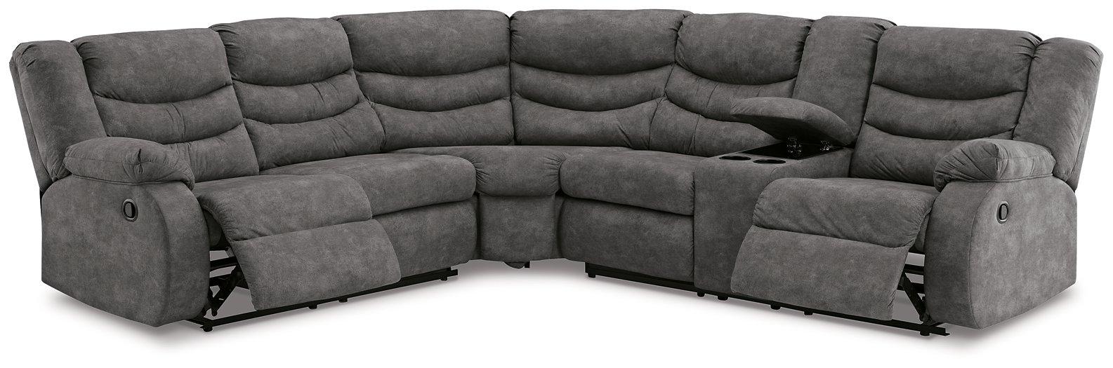 Partymate 2-Piece Reclining Sectional - MR ZEE FURNITURE