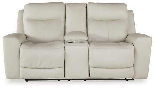 Mindanao Power Reclining Loveseat with Console - MR ZEE FURNITURE