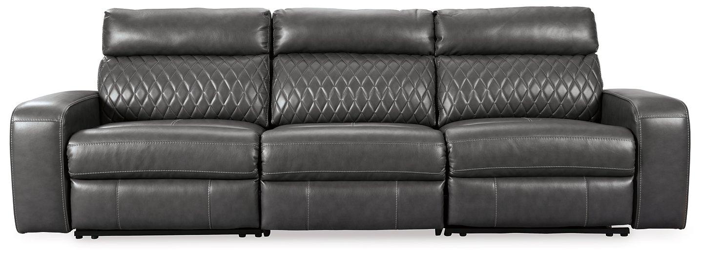 Samperstone Power Reclining Sectional - MR ZEE FURNITURE