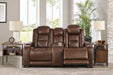 The Man-Den Power Reclining Loveseat with Console - MR ZEE FURNITURE