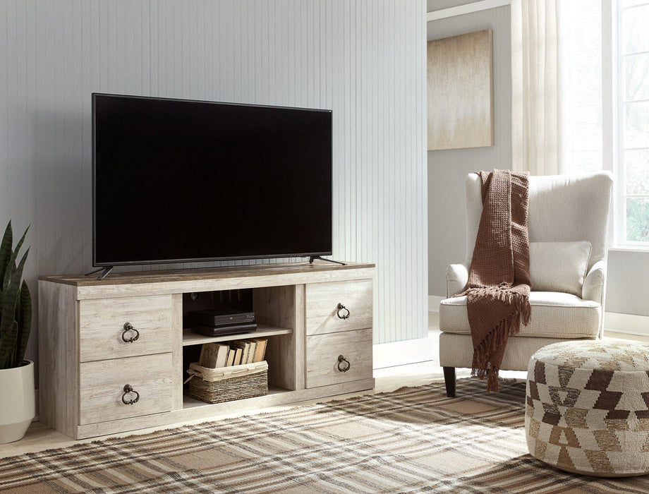 Willowton TV Stand with Electric Fireplace - MR ZEE FURNITURE