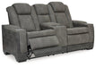 Next-Gen DuraPella Power Reclining Loveseat with Console - MR ZEE FURNITURE