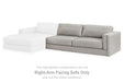 Amiata Sectional with Chaise - MR ZEE FURNITURE